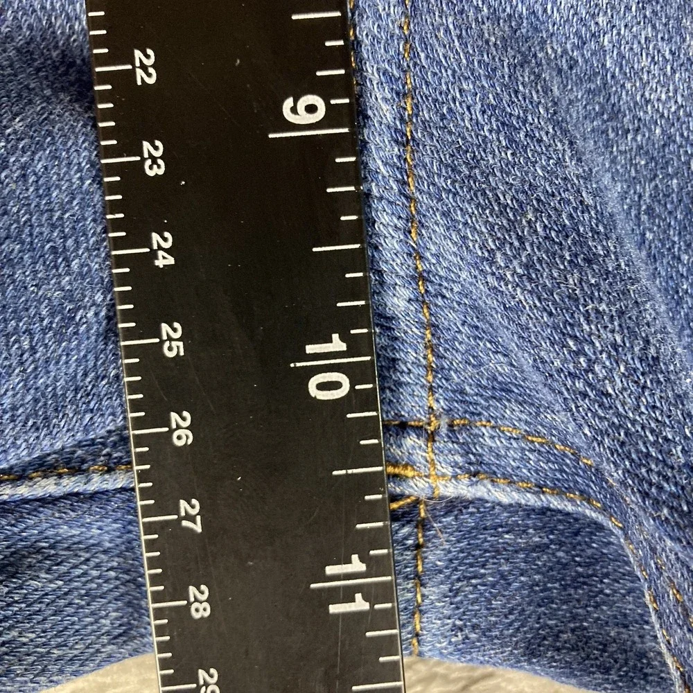 L.L. Bean Classic Fit Denim Bootcut Blue Jeans Women Size 10 Pockets Stretch - Picture 7 of 12
